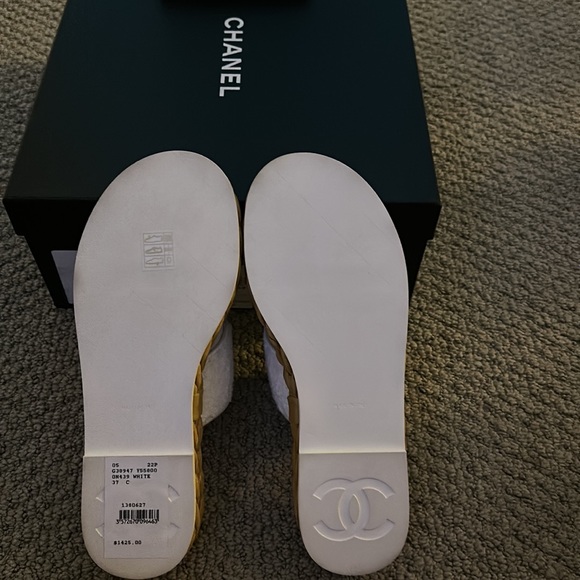 Chanel Terry Cloth Sandals - Picture 3 of 6